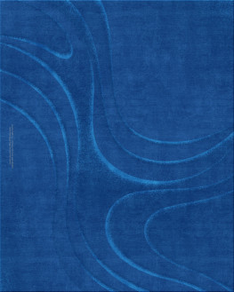 Anna-Veda 6891-wave - handgefertigter Teppich,  tibetisch (Indien), 100 Knoten Qualität